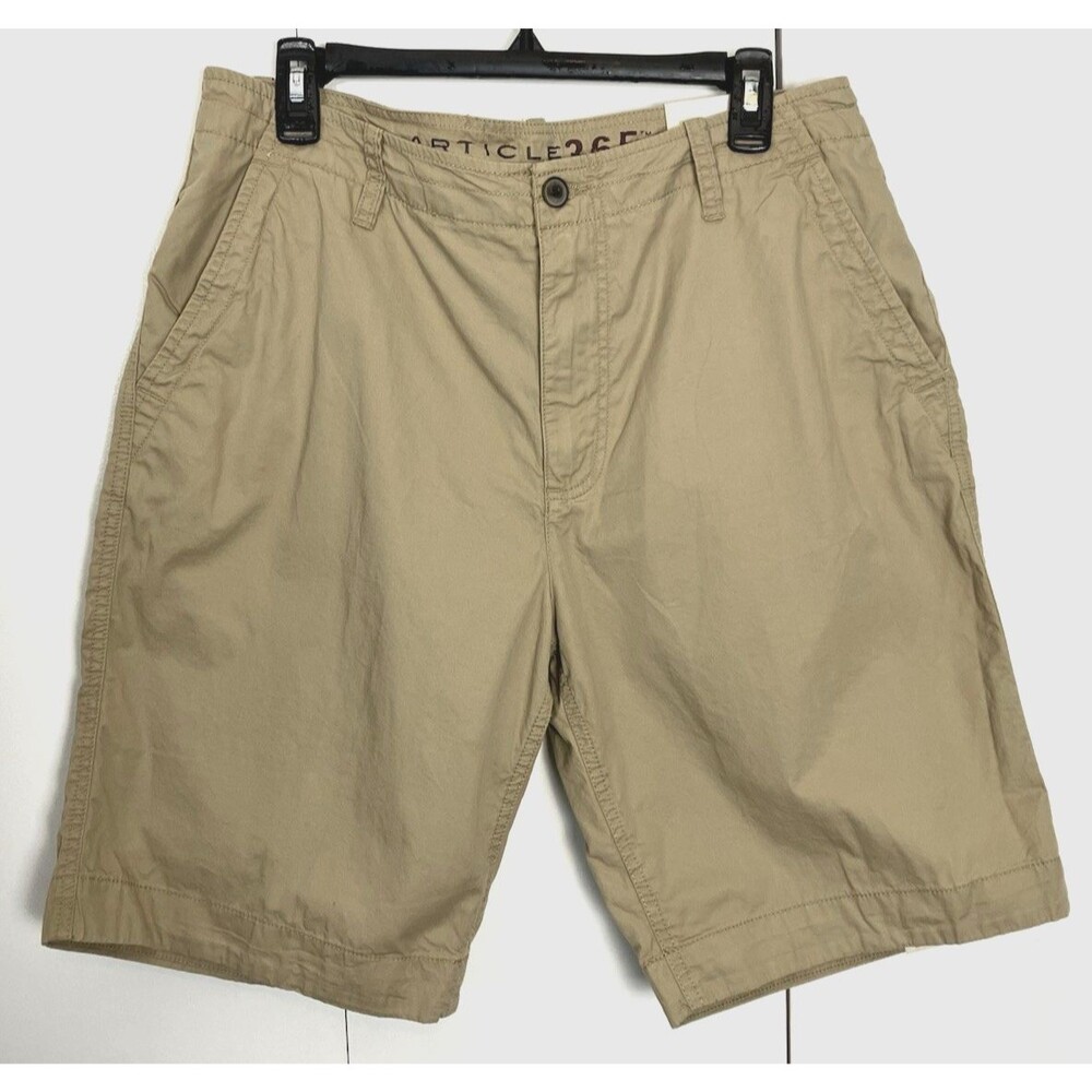 Mens Article 365 Khaki Shorts NWT Size 34